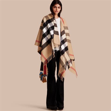 burberry poncho damen|burberry inspired poncho.